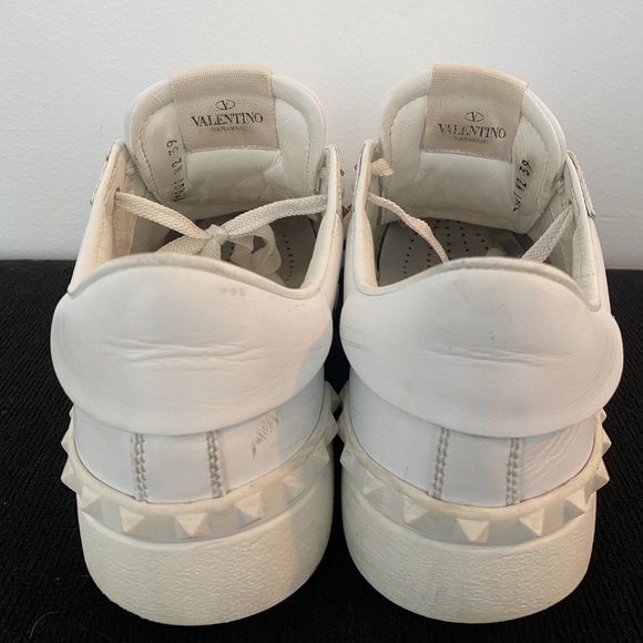 Valentino Garavani Rockstud Untitled Leather Open Sneakers - Picture 7 of 8
